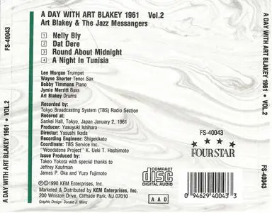 Art Blakey & The Jazz Messengers - A Day With...1961 Vol. 2 (1990) {Four Star/KEM Enterprices}