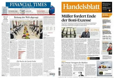 FinancialTimes Deutschland  & Handelsblatt vom 16.11.2009