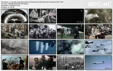 Le monde sous les bombes de Guernica à Hiroshima (2017)