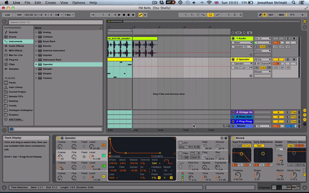 ADSR Sounds - FM synthesis with Ableton Operator