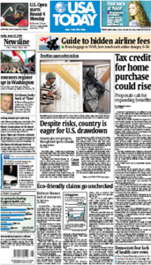 USA Today 23 June 2009