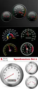 Vectors - Speedometers Set 2