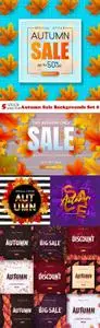 Vectors - Autumn Sale Backgrounds Set 8