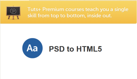 Tutsplus PSD to HTML5