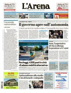 L'Arena - 25 Ottobre 2017