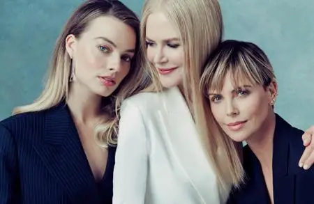 Margot Robbie, Nicole Kidman and Charlize Theron by Austin Hargrave for Entertainment Weekly October 23, 2019