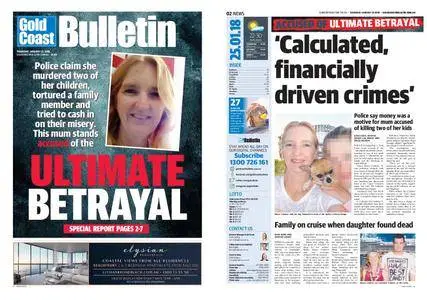 The Gold Coast Bulletin – January 25, 2018