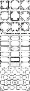 Vectors - Ornate Vintage Frames 52