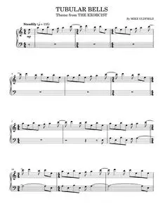 Tubular bells - Mike Oldfield (Piano Solo)