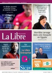 La Libre Belgique du Samedi 25 et Dimanche 26 Novembre 2017