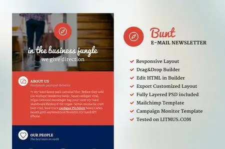 CreativeMarket - Bunt - Corporate Email Template
