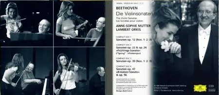 Anne-Sophie Mutter & Lambert Orkis - Beethoven. Die Violinsonaten [4CD BoxSet] (1998) {Deutsche Grammophon}