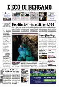 L'Eco di Bergamo - 24 Gennaio 2020