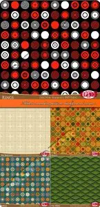 Modern seamless patterns background vector 2