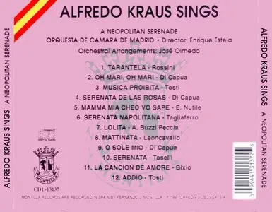 Alfredo Kraus – Sings a Neapolitan Serenade (1998)