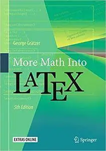 More Math Into LaTeX, 5th edition