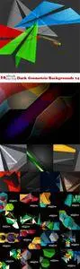 Vectors - Dark Geometric Backgrounds 14