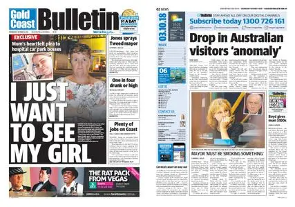 The Gold Coast Bulletin – October 03, 2018