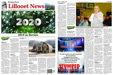 Bridge River Lillooet News – January 01, 2020