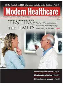 Modern Healthcare – February 25, 2013