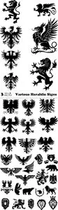 Vectors - Various Heraldic Signs