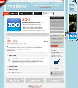 Mellow – October 09 Joomla Template
