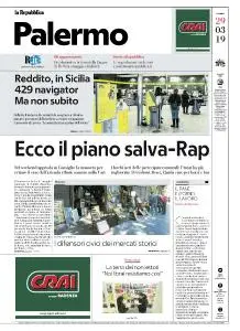 la Repubblica Palermo - 29 Marzo 2019
