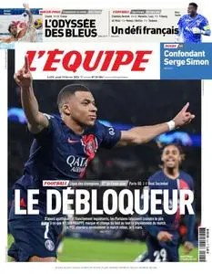 L’equipe du Jeudi 15 Février 2024