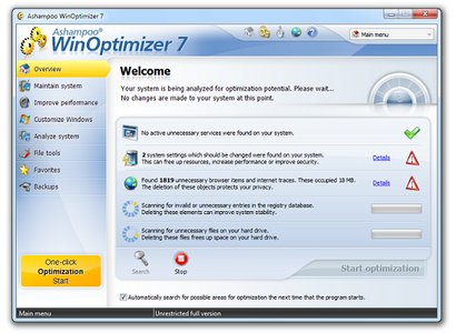 Ashampoo WinOptimizer 7.11