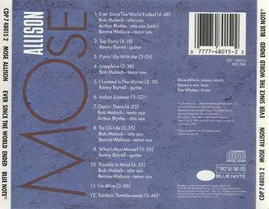 Mose Allison - Ever Since The World Ended (1987) {Blue Note CDP 7 48015 2}