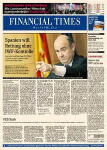 Financial Times Deutschland vom 11 Juni 2012