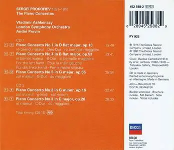 Vladimir Ashkenazy - Prokofiev: Piano Concertos (1997)