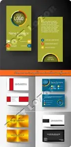 Business card template creative abstract background 4