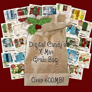Scrap Kit: Digital Candy's X-mas Grab-Bag