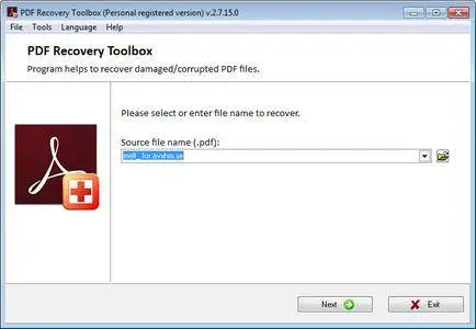 PDF Recovery Toolbox 2.8.17.0 Multilingual