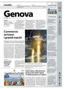 la Repubblica Genova - 11 Marzo 2018