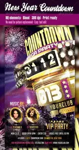 GraphicRiver New Year Countdown Flyer