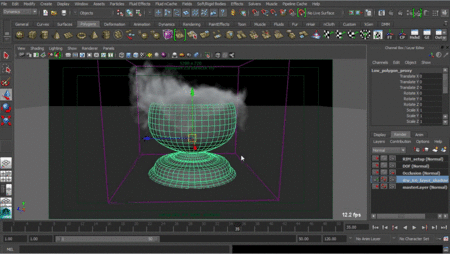 Simulating a Dry Ice Effect in Maya 