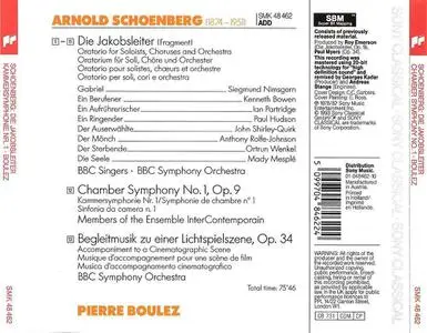 Pierre Boulez - Schoenberg: Serenade, 5 Pieces for Orchestra, Ode to Napoleon (1993)