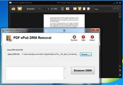 PDF ePub DRM Removal 2.6.0.182 