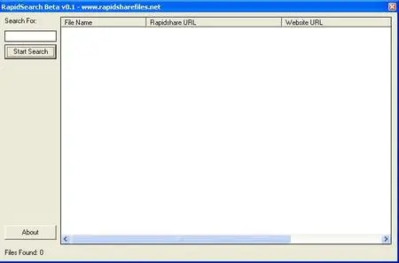 Rapid Search Beta 0.1