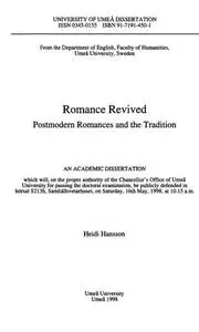 Romance Revived: Postmodern Romances and the Tradition