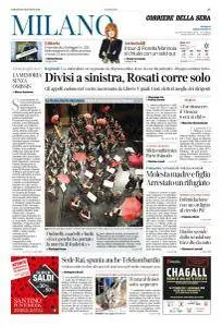 Corriere della Sera Milano - 13 Gennaio 2018