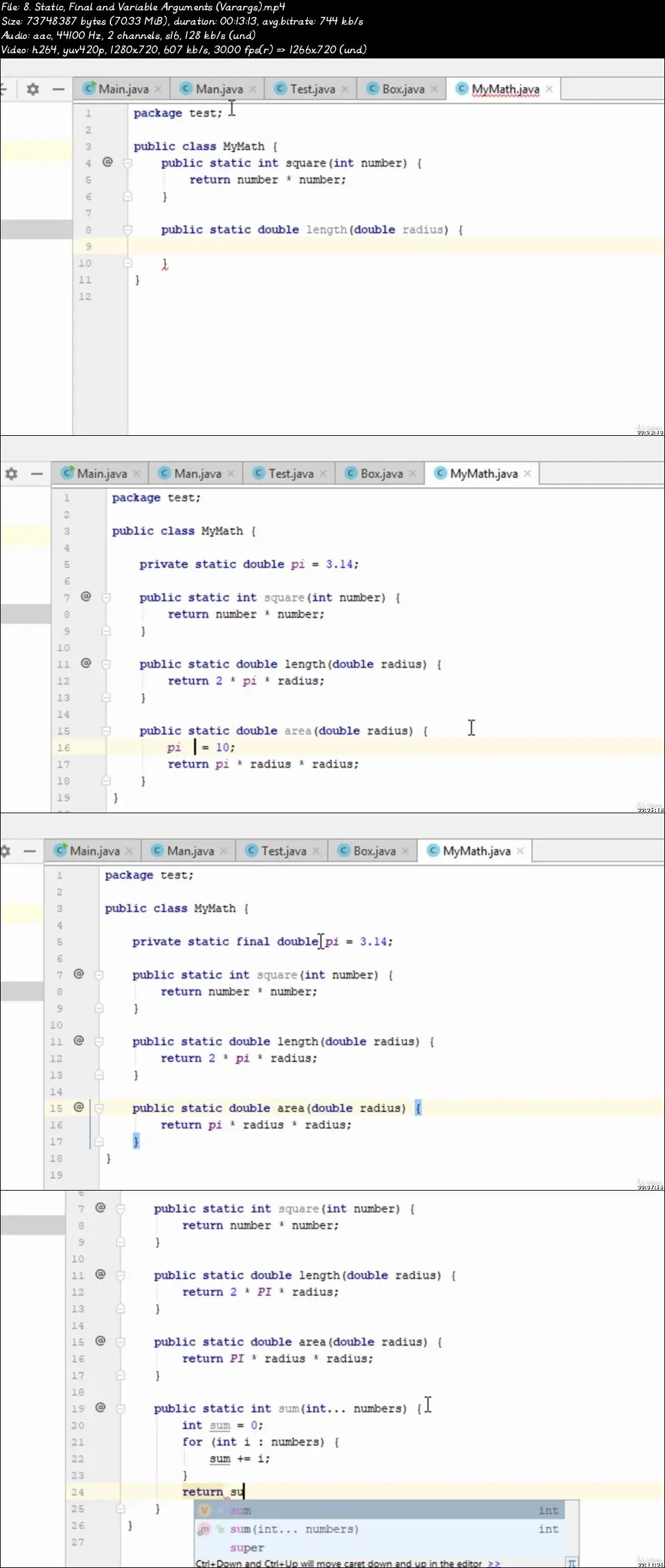 Java For Complete Beginners Formatted Strings