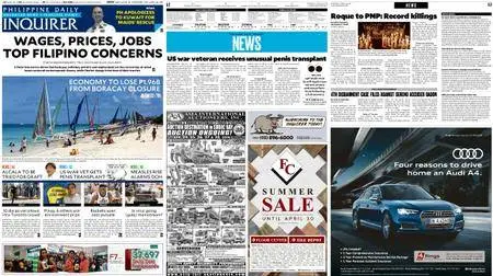 Philippine Daily Inquirer – April 25, 2018