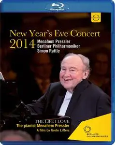 Simon Rattle, Berliner Philharmoniker, Menahem Pressler - New Year's Eve / Silvesterkonzert 2014 (2015) [Blu-Ray]