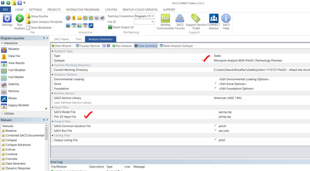 SACS CONNECT Edition V15 Update 1