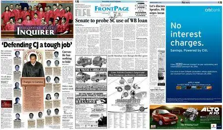 Philippine Daily Inquirer – January 16, 2012