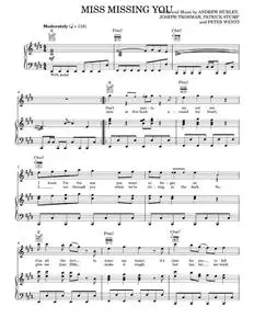 Miss missing you - Fall Out Boy (Piano-Vocal-Guitar)