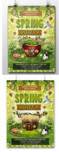 Creativemarket - Spring Festival Flyer 02